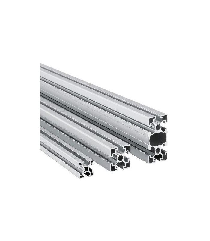 Perfil de aluminio 40x40 SOLAR tipo ranura , 0,92kg/m, corte de 50 a 6000mm