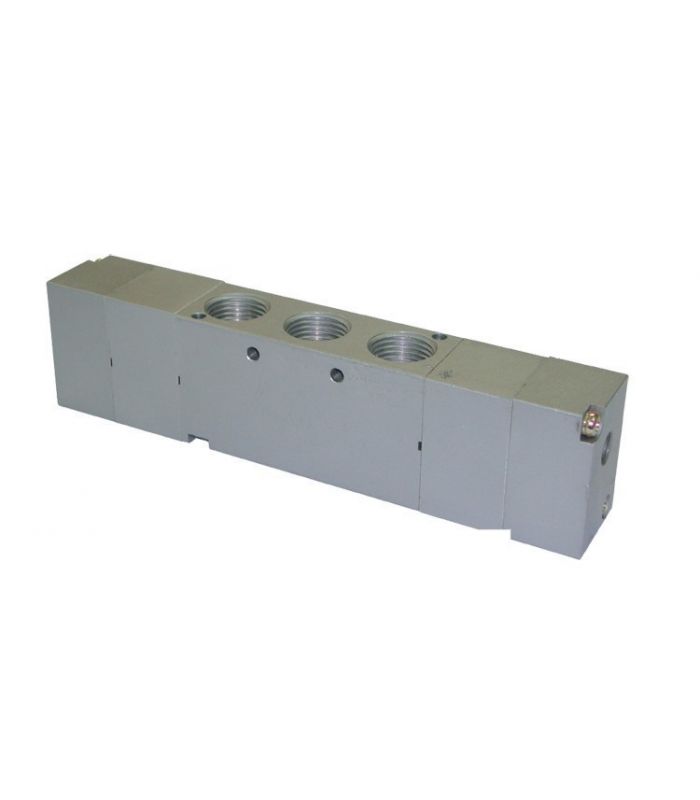 DISTRIBUTEUR PNEUMATIQUE PILOTE 1/2" 5/3 VOIES