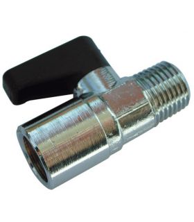 MINI VALVOLA A SFERA IN OTTONE MASCHIO-FEMMINA