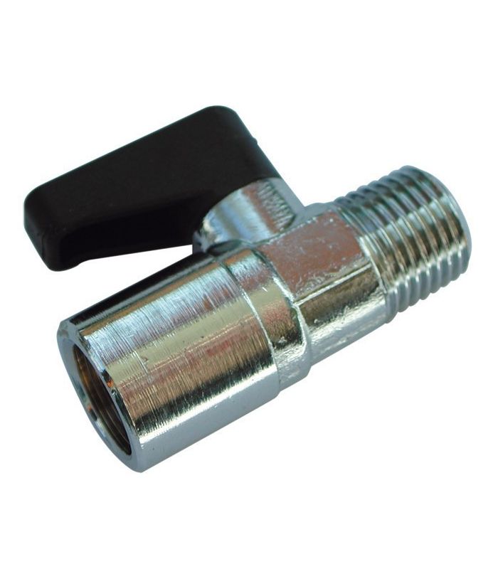 MINI VALVOLA A SFERA IN OTTONE MASCHIO-FEMMINA