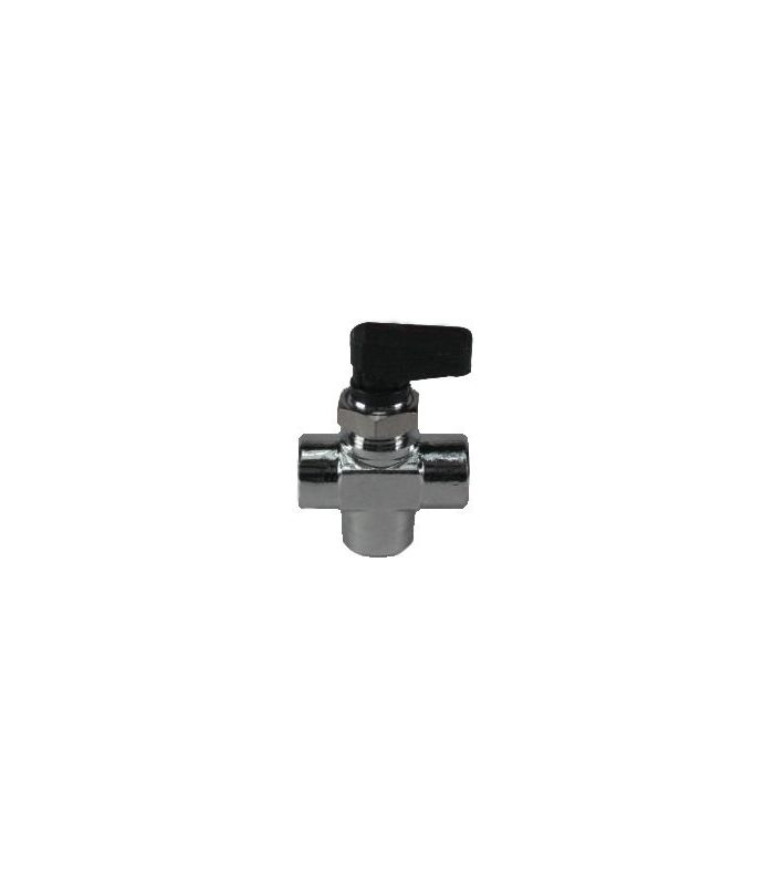 MINI 3-WAY L BALL VALVE WITH BULKHEAD