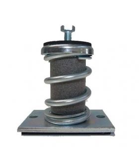 Amortisseur métallique avec 1 socle