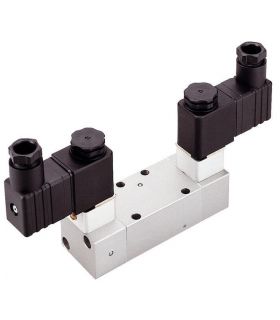 DISTRIBUIDOR ISO-5599-1 5/3 VIAS PILOTO ELÉCTRICO
