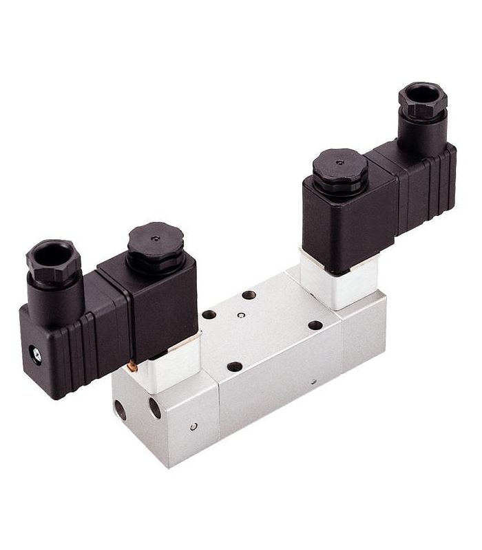 DISTRIBUIDOR ISO-5599-1 5/3 VIAS PILOTO ELÉCTRICO
