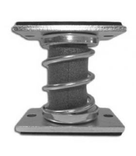 METAL SHOCK ABSORBER WITH 2 BASES