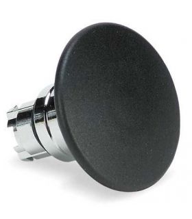 BOUTON-POUSSOIR DE SÉCURITÉ CHAMPIGNON NOIR Ø40