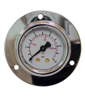 MANOMETER Ø40 MITTELGEWINDE 1/8" MIT RING