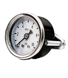MANÓMETRO Ø40 ROSCA CENTRAL 1/8" CON BRIDA