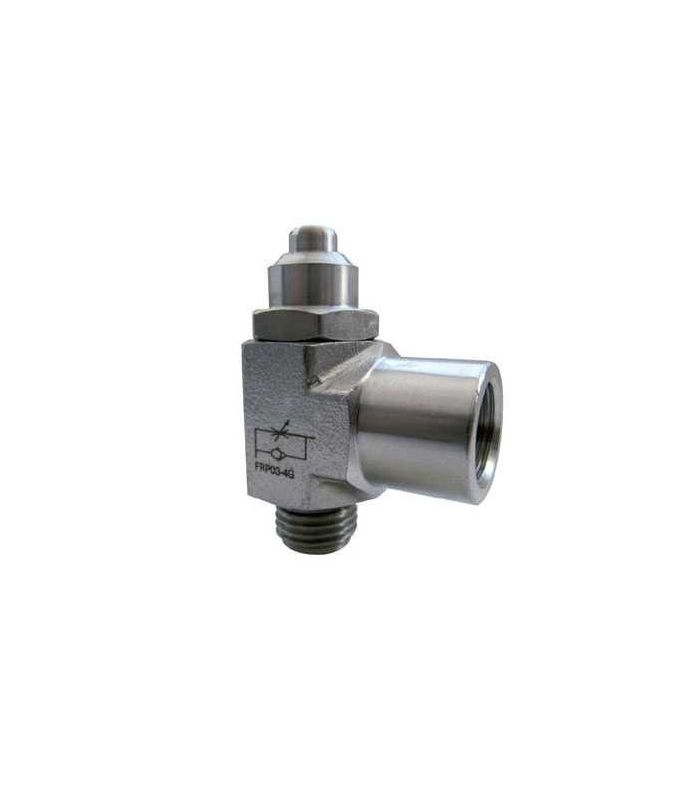 REGULADOR DE CAUDAL UNIDIRECCIONAL INOX