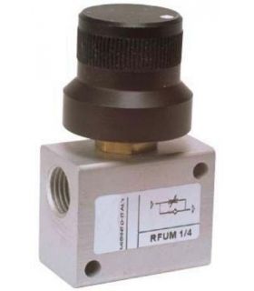 REGULADOR CAUDAL UNIDIRECCIONAL MANOPLA