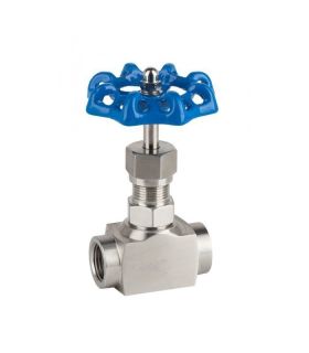 VALVOLA A SPILLO IN ACCIAIO INOX CON FILETTATURA NPT