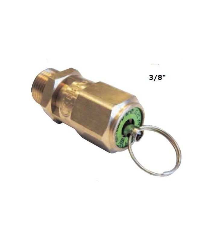 VALVULA DE SEGURIDAD 3/8" TARADA
