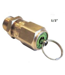 VALVULA DE SEGURIDAD 1/2" TARADA