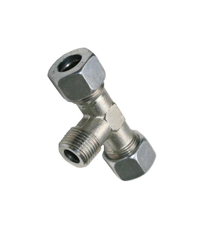 UNION TUBO TE ROSCA CONICA CENTRAL DIN 2353 S