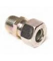 UNION TUBO RECTO ROSCA CONICA DIN-2353 S