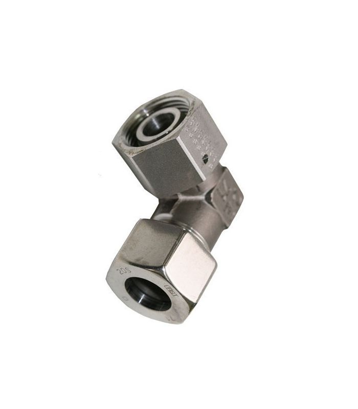 ROTATING ADAPTER ELBOW TUBE DIN 2353 L