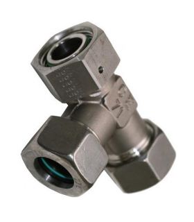 ADAPTADOR GIRATORIO TUBO TE LATERAL DIN 2353 L