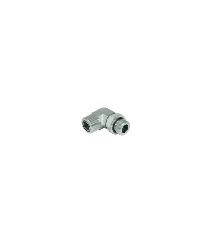 ELBOW 90 MALE ORFS MALE BSPP ADJUSTABLE