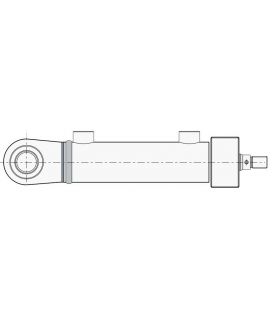 CILINDRO IDRAULICO ISO-3322 GS ROTULA
