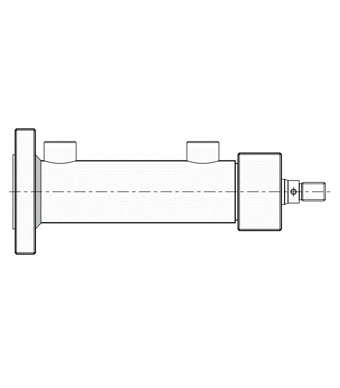 ISO-3322 HYDRAULIKZYLINDER HINTERER FLANSCH BS