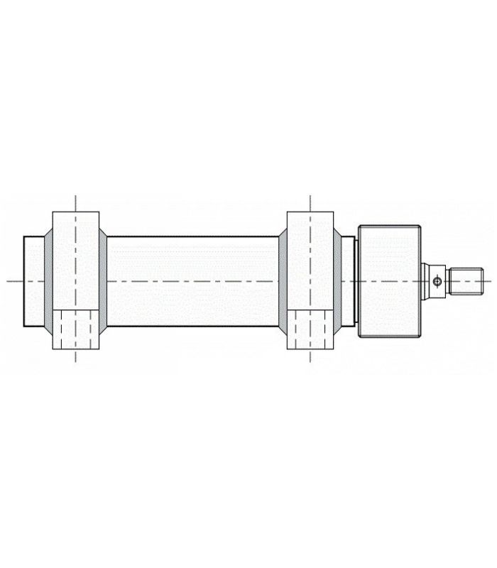 ISO-3322 HYDRAULIKZYLINDER VIERKANT