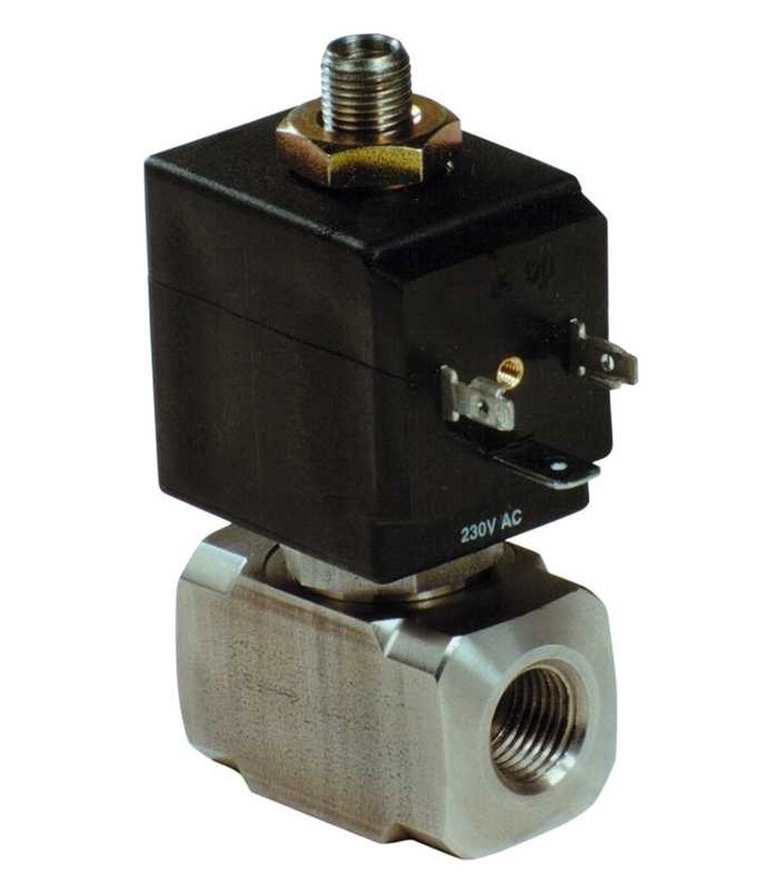 3/2 NO. CLOSED SOLENOID VALVE 1/4" STAINLESS STEEL DIRECT ACTION | Buy
