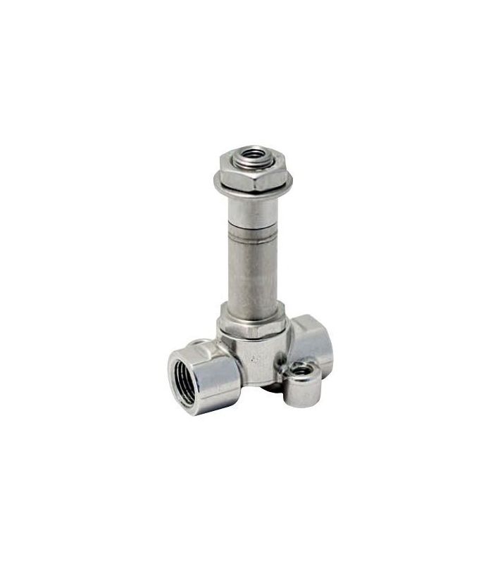 ÉLECTROVANNE 3/2" FERMÉE 1/4" ACIER INOXYDABLE À COMMANDE DIRECTE