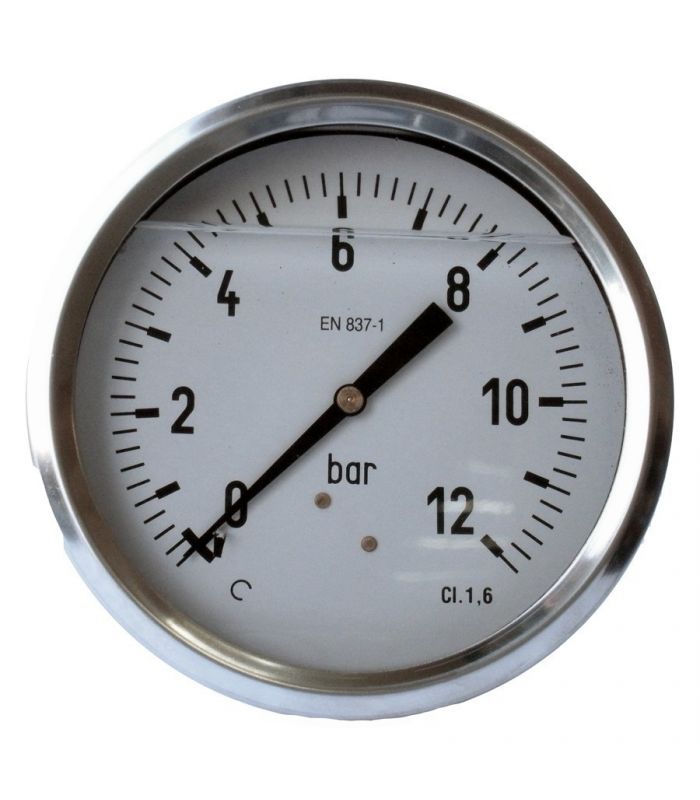 MANOMETRO Ø63 ROSCA CENTRAL 1/4" GLICERINA