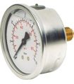 MANÔMETRO Ø63 ROSCA CENTRAL 1/4" GLICERINA
