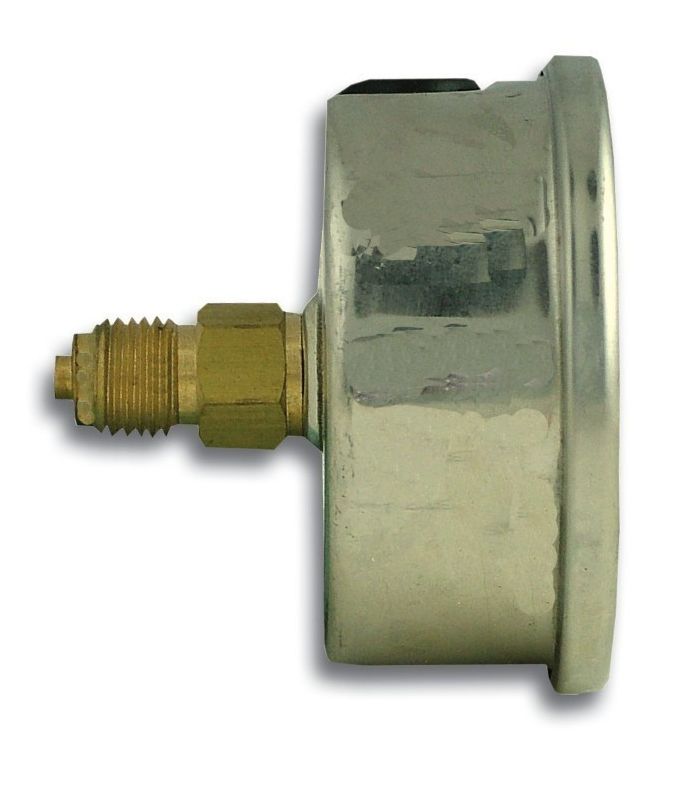 MANOMETRO Ø63 ROSCA CENTRAL 1/4" GLICERINA
