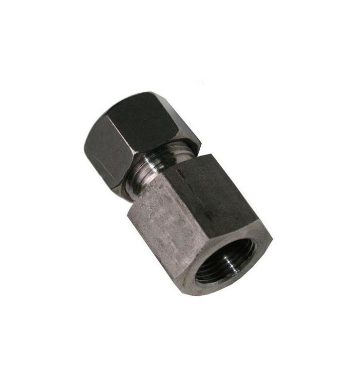 Raccordo a T dritto con filettatura femmina, acciaio inox DIN-2353