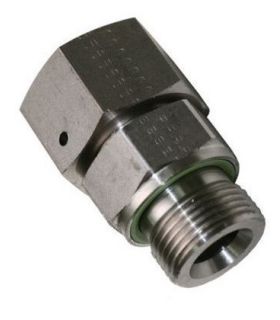 RACCORD DROIT RÉGLABLE EN ACIER INOXYDABLE DIN-2353