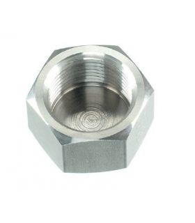 STAINLESS STEEL CYLINDRICAL THREAD FEMALE CAP