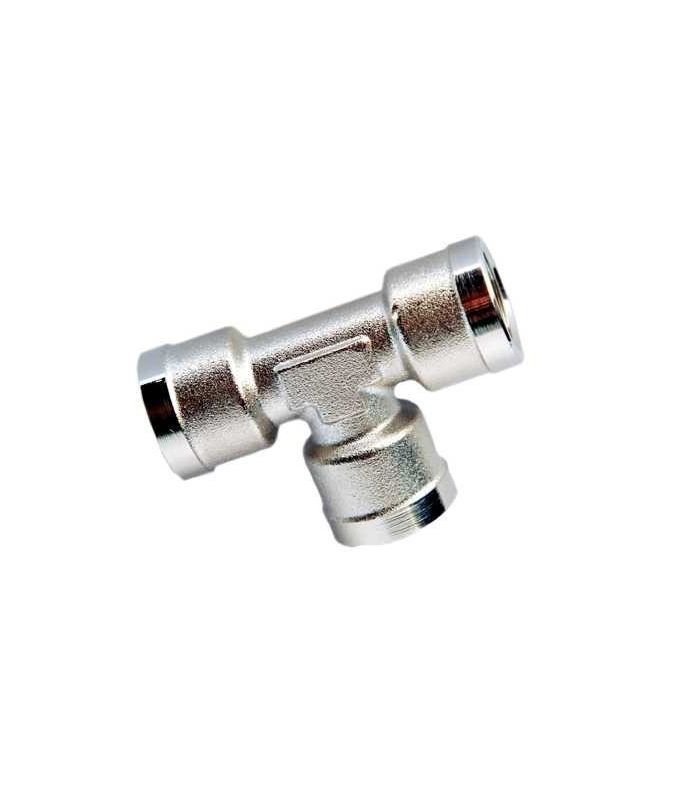 T FEMELLE LAITON NICKELÉ