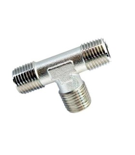 Nickel-plated brass male T-piece | Buy online at the best price at Disumtec.