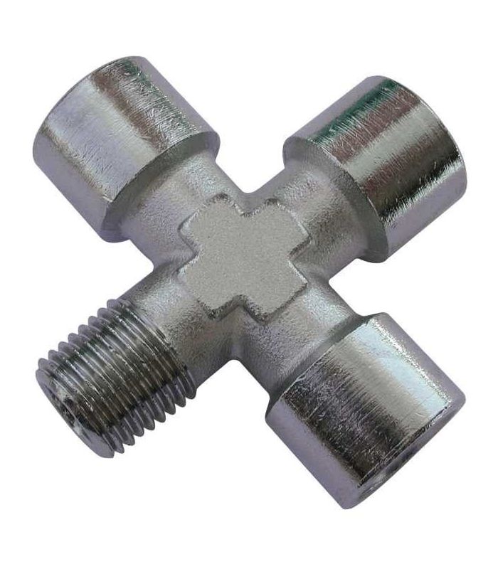 CRUZ HEMBRA MACHO CENTRAL LATON NIQUELADO