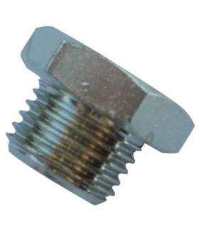 PLUGUE MACHO HEXAGONAL DE LATÃO NIQUELADO