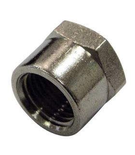 TAPÓN HEMBRA LATÓN NIQUELADO