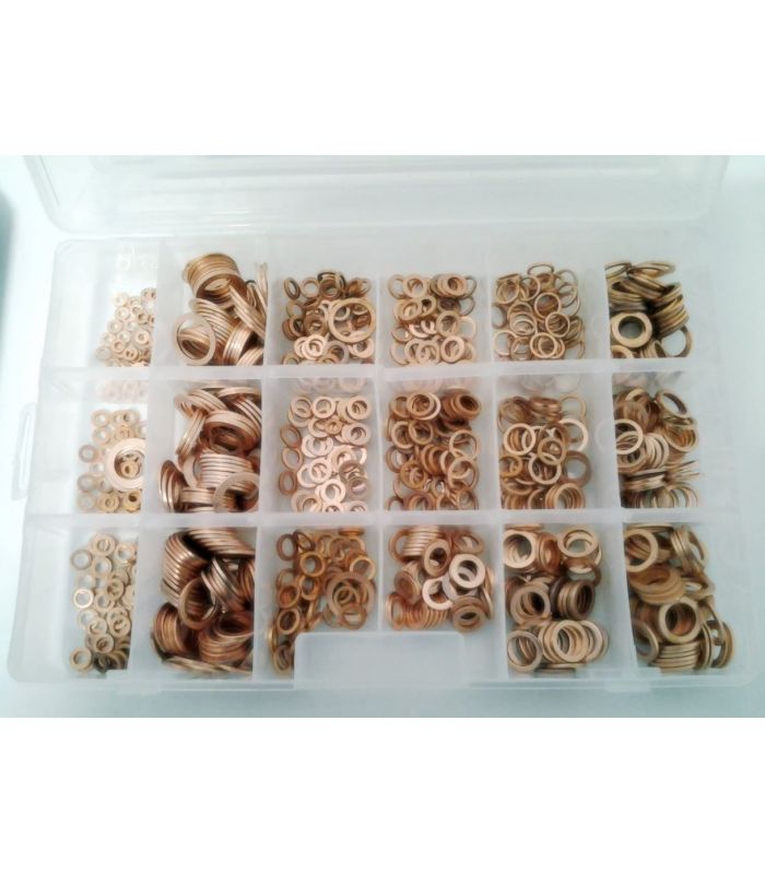 ESTUCHE ARANDELAS COBRE