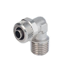 CONICAL THREADED ELBOW UNION FOR SEMI-RAPID PIPE