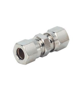 STRAIGHT CONNECTION PIPE NUT AND BICONE