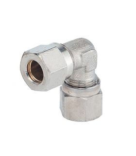 NUT AND BICONE TUBE ELBOW UNION
