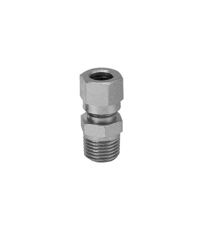 UNIÓN RECTA TUBO ROSCA INOX