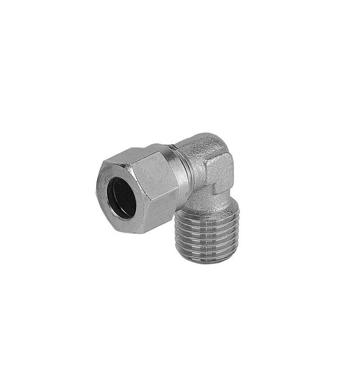 UNIÓN CODO TUBO ROSCA CÓNICA INOX