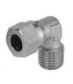 STAINLESS STEEL CONICAL THREAD TUBE ELBOW UNION