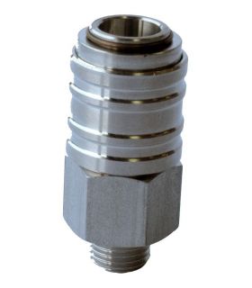 MALE STAINLESS STEEL QUICK PLUG ISO 6150-B