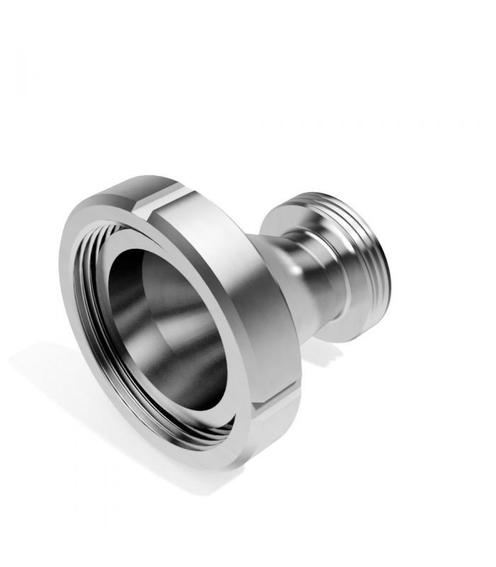 UNION RECTA DIN-11851 HEMBRA-MACHO INOX