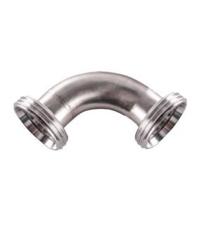 ELBOW 90º DIN-11851 MALE-MALE STAINLESS STEEL