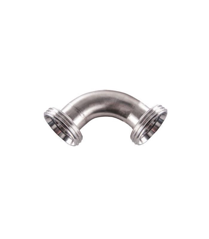 CODO 90º DIN-11851 MACHO-MACHO INOX