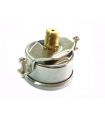 VACUOMETRO Ø40 ROSCA CENTRAL 1/8" CON BRIDA